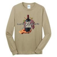Classy Wine In Me Got That Josh In Me Funny Tall Long Sleeve T-Shirt