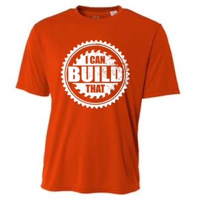 Carpenter Woodworking I Can Build That Cooling Performance Crew T-Shirt