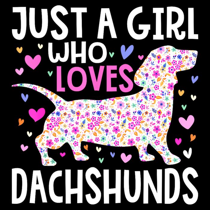 Cute Weiner Just A Girl Who Loves Dachshunds Best Gift 16 in Basic Backpack
