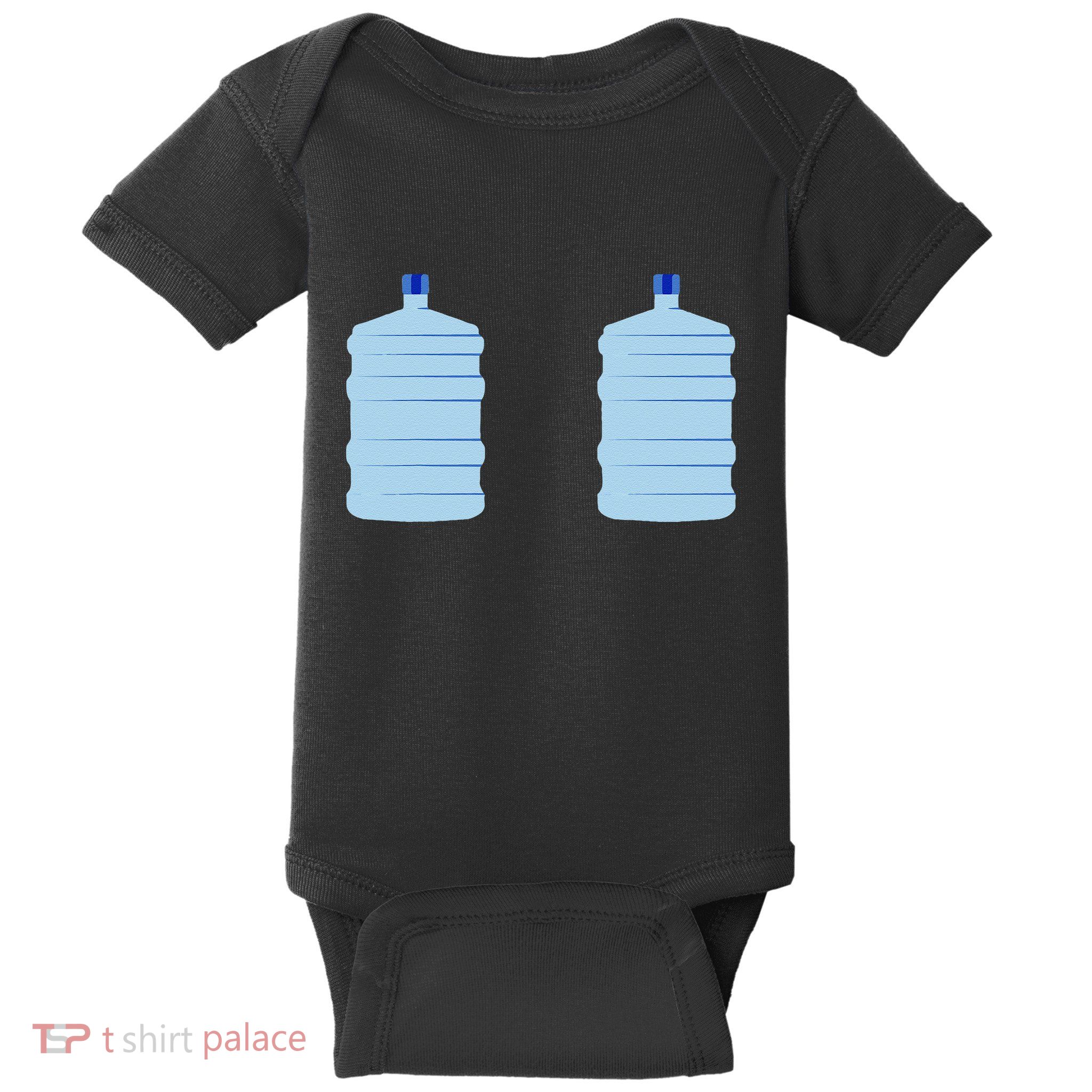 Cute Water Jug Boobs Funny Jugs Breast Boobies Titties Baby Bodysuit