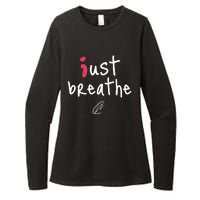 Creating Wonders Just Breathe Womens CVC Long Sleeve Shirt