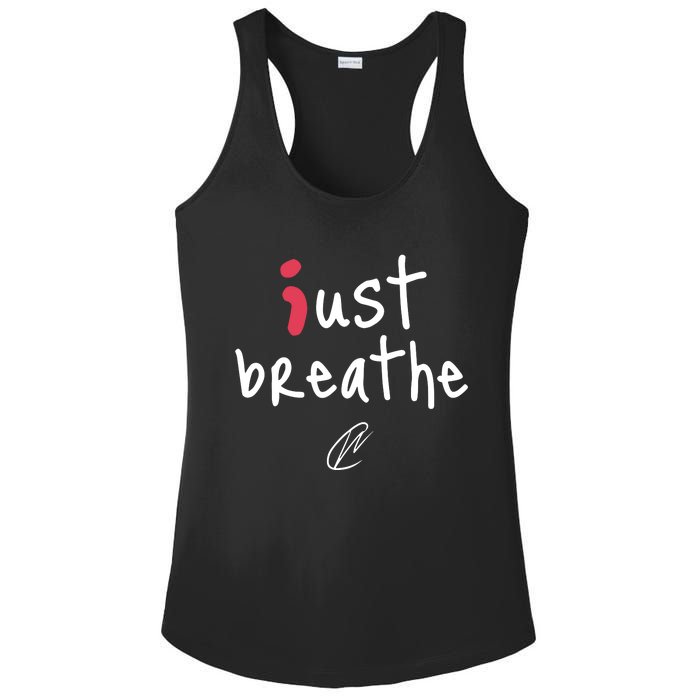 Creating Wonders Just Breathe Ladies PosiCharge Competitor Racerback Tank