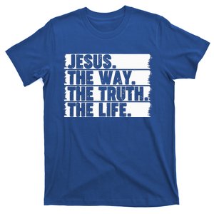 Christian Worship Jesus The Way Truth Life Bible Verse Faith T-Shirt