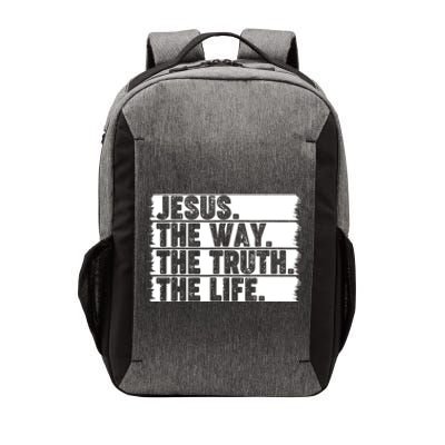 Christian Worship Jesus The Way Truth Life Bible Verse Faith Vector Backpack