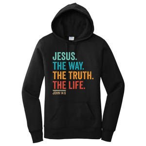 Christian Worship Jesus The Way Truth Life Women's Pullover Hoodie