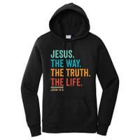 Christian Worship Jesus The Way Truth Life Women's Pullover Hoodie