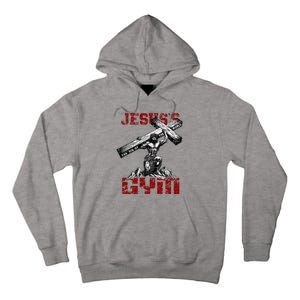 Christian Workout JesusS Gym Bodybuilder Motivation Tall Hoodie