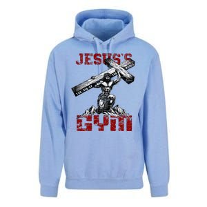 Christian Workout JesusS Gym Bodybuilder Motivation Unisex Surf Hoodie