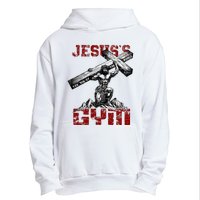 Christian Workout JesusS Gym Bodybuilder Motivation Urban Pullover Hoodie