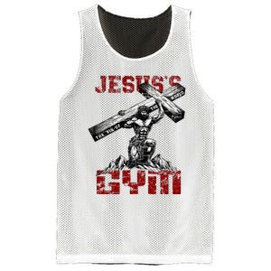 Christian Workout JesusS Gym Bodybuilder Motivation Mesh Reversible Basketball Jersey Tank