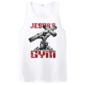 Christian Workout JesusS Gym Bodybuilder Motivation PosiCharge Competitor Tank