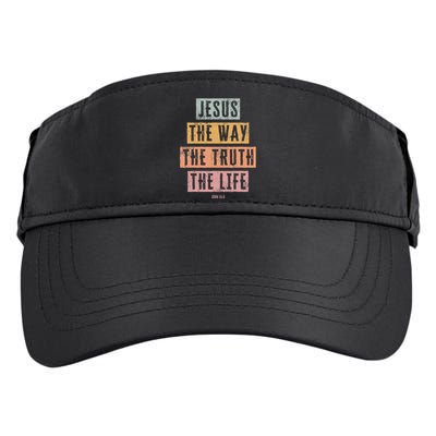 Christian Women Jesus The Way Truth Life Adult Drive Performance Visor