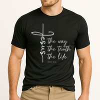 Christian Worship Jesus The Way Truth Life Cooling Performance Crew T-Shirt