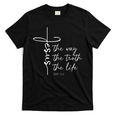 Christian Worship Jesus The Way Truth Life T-Shirt