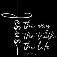 Christian Worship Jesus The Way Truth Life Sustainable Bucket Hat