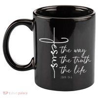 Christian Worship Jesus The Way Truth Life 11oz C Handle Ceramic Mug