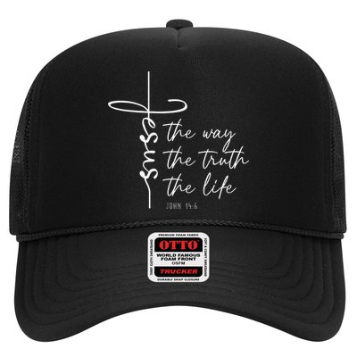 Christian Worship Jesus The Way Truth Life Trucker Hat