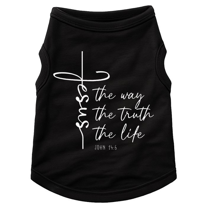 Christian Worship Jesus The Way Truth Life Doggie Tank