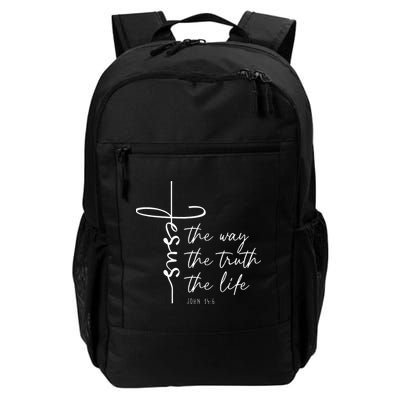 Christian Worship Jesus The Way Truth Life Backpack