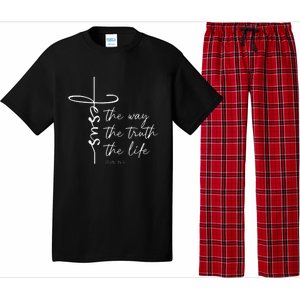 Christian Worship Jesus The Way Truth Life Pajama Set