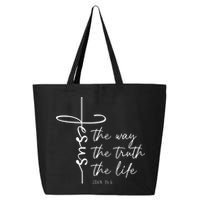 Christian Worship Jesus The Way Truth Life 25L Jumbo Tote