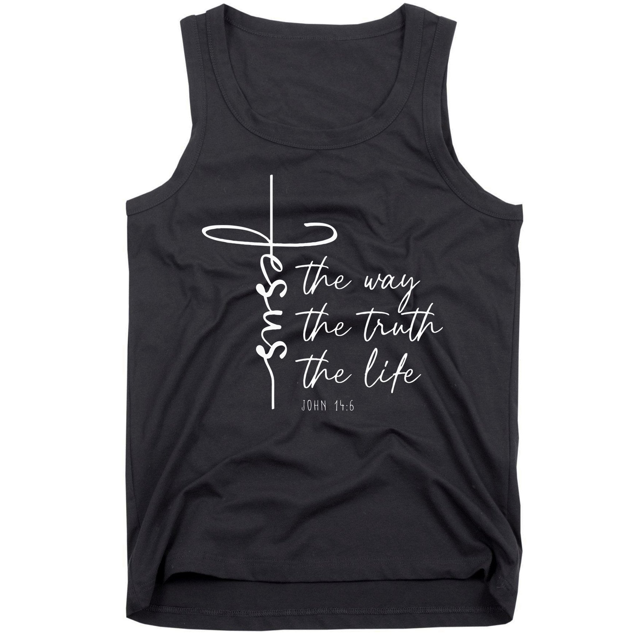 Christian Worship Jesus The Way Truth Life Tank Top