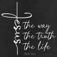 Christian Worship Jesus The Way Truth Life Golf Towel