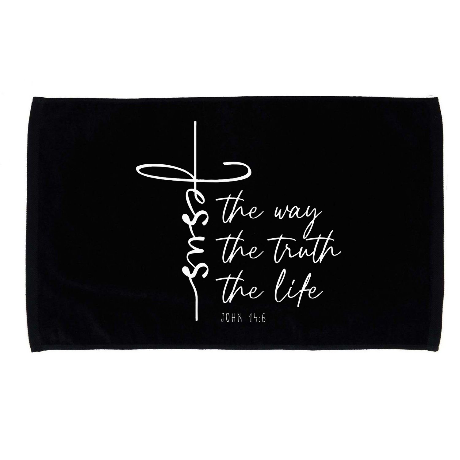 Christian Worship Jesus The Way Truth Life Microfiber Hand Towel