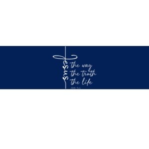 Christian Worship Jesus The Way Truth Life Bumper Sticker