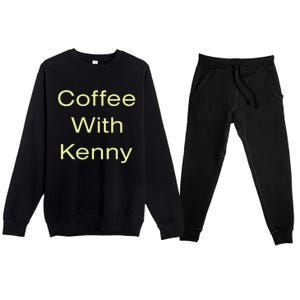 Coffee With Kenny Respond Right Here Premium Crewneck Sweatsuit Set