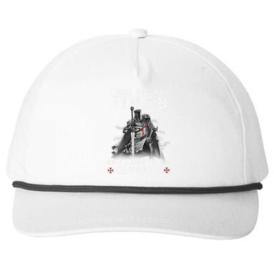 Christian Warrior Knight Templar Raise You A Crusader  Snapback Five-Panel Rope Hat