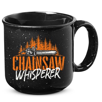 Chainsaw Whisperer Lumberjack Logger Woodworker Woodsman 15oz Campfire Ceramic Mug