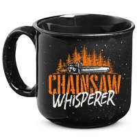 Chainsaw Whisperer Lumberjack Logger Woodworker Woodsman 15oz Campfire Ceramic Mug