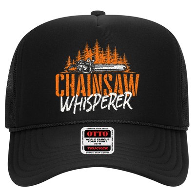 Chainsaw Whisperer Lumberjack Logger Woodworker Woodsman Trucker Hat