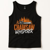 Chainsaw Whisperer Lumberjack Logger Woodworker Woodsman Tank Top