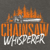 Chainsaw Whisperer Lumberjack Logger Woodworker Woodsman Cotton Canvas Backpack