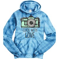 Click With Love With Camera Tie Dye Hoodie