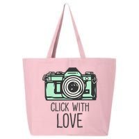 Click With Love With Camera 25L Jumbo Tote