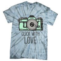 Click With Love With Camera Tie-Dye T-Shirt