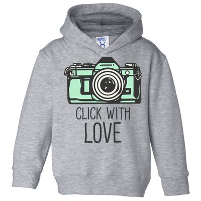 Click With Love With Camera Toddler Hoodie