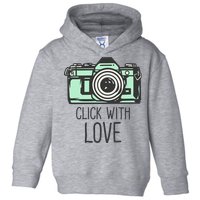 Click With Love With Camera Toddler Hoodie