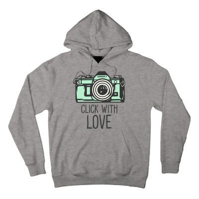 Click With Love With Camera Tall Hoodie