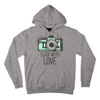 Click With Love With Camera Tall Hoodie