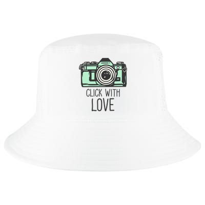 Click With Love With Camera Cool Comfort Performance Bucket Hat