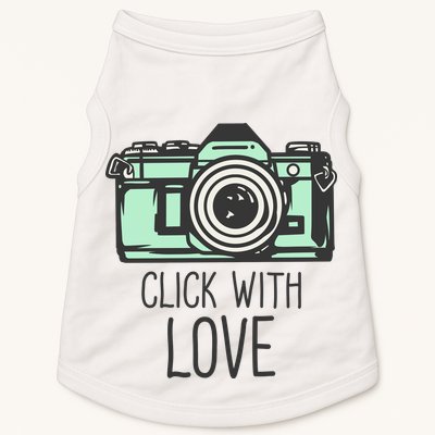 Click With Love With Camera Doggie Tank