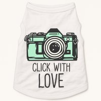 Click With Love With Camera Doggie Tank