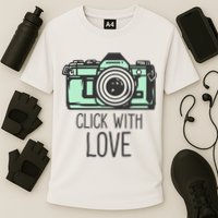 Click With Love With Camera Performance Shirt