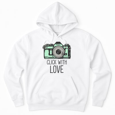 Click With Love With Camera Hoodie