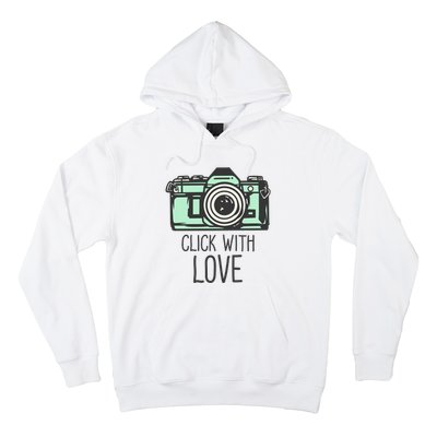 Click With Love With Camera Hoodie