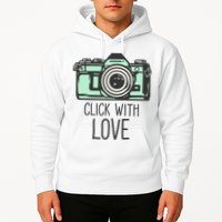 Click With Love With Camera Hoodie